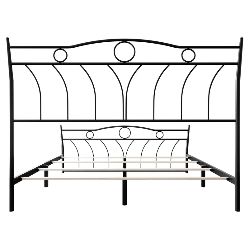 Home Design Shelby Metal Bed Frame