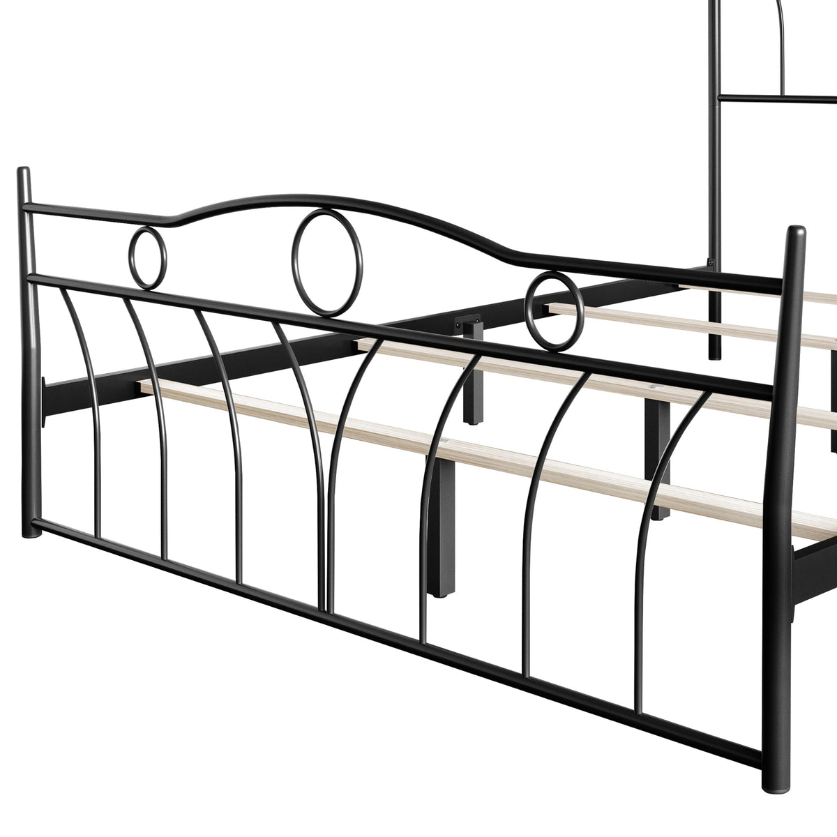 Home Design Shelby Metal Bed Frame