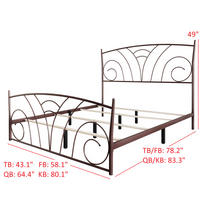 Home Design Essex Metal Bed