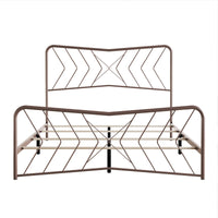 Home Design Fargo Metal Bed Frame