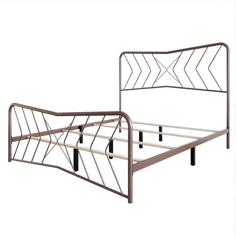 Home Design Fargo Metal Bed Frame