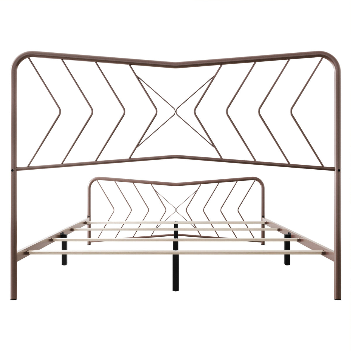 Home Design Fargo Metal Bed Frame