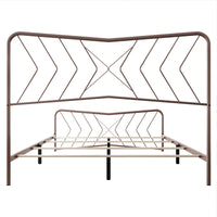Home Design Fargo Metal Bed Frame