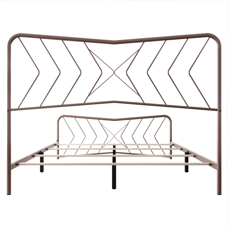 Home Design Fargo Metal Bed Frame