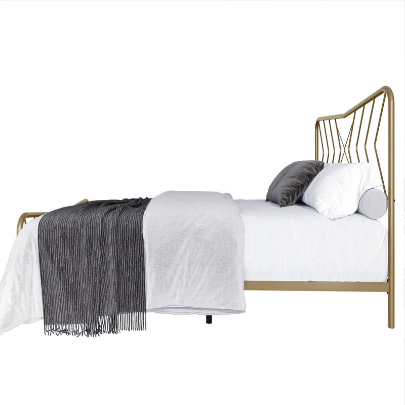 Home Design Fargo Metal Bed Frame