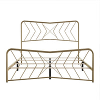 Home Design Fargo Metal Bed Frame
