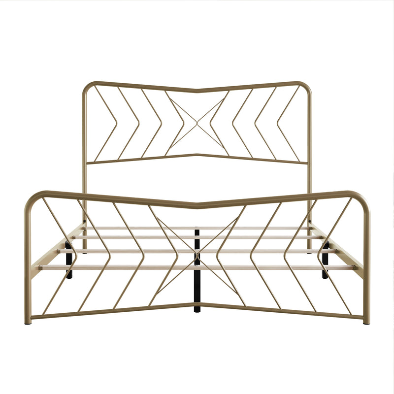 Home Design Fargo Metal Bed Frame