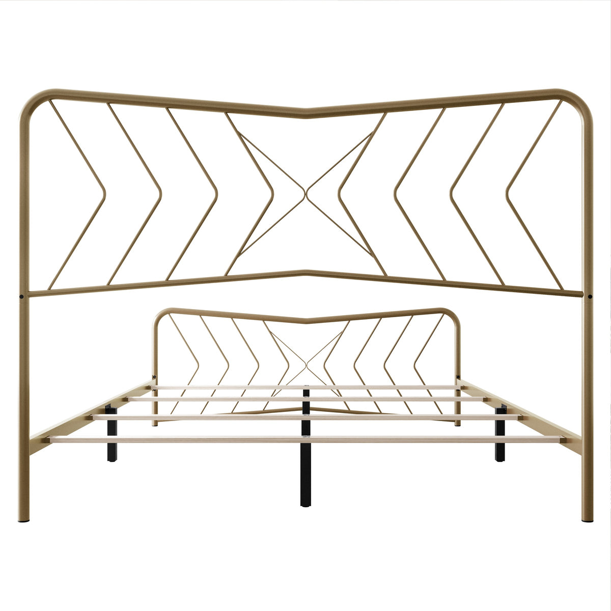 Home Design Fargo Metal Bed Frame