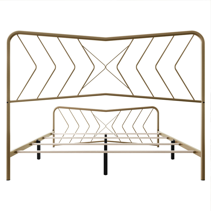 Home Design Fargo Metal Bed Frame