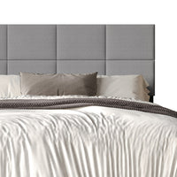 Home Design Lufkin Upholstered Panel Bed Frame