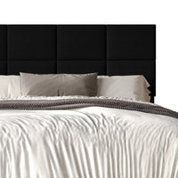 Home Design Lufkin Upholstered Panel Bed Frame