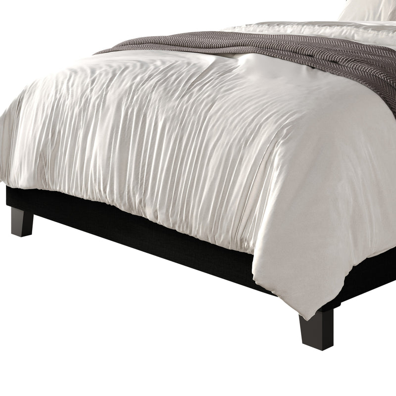 Home Design Lufkin Upholstered Panel Bed Frame