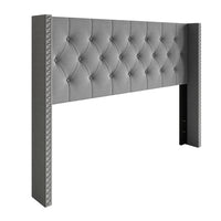 Home Design Grinnell Twin Tufted Upholstered Headboard