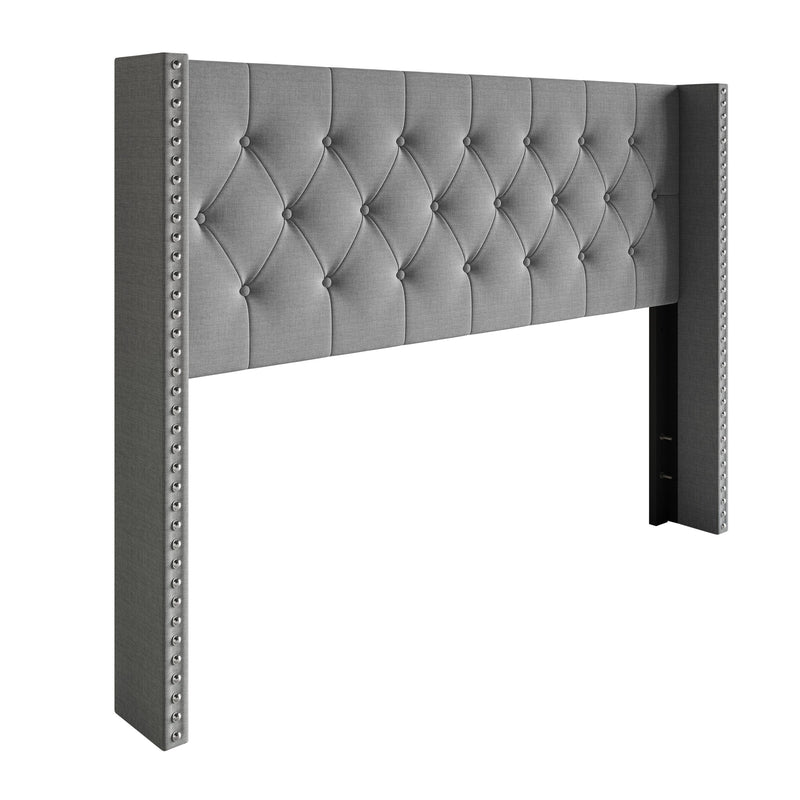 Home Design Grinnell Twin Tufted Upholstered Headboard