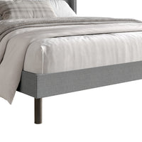 Home Design Cicero Tufted Upholstered Wingback Panel Bed Frame