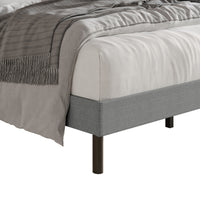 Home Design Oregon Button-Tufted Upholstered Wingback Panel Bed Frame for Adult, Easy Assembly