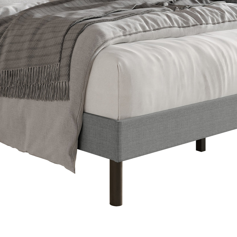Home Design Oregon Button-Tufted Upholstered Wingback Panel Bed Frame for Adult, Easy Assembly