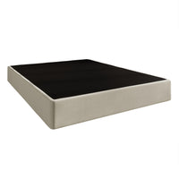 Home Design Warren Metal Box Spring, Black/ Warm Gray, Easy Assemble