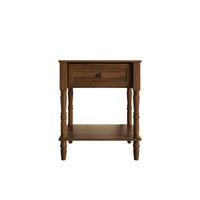 Home Design Rumford 1-Drawer Nightstand for Adult, Modern Bedside Table with Storage