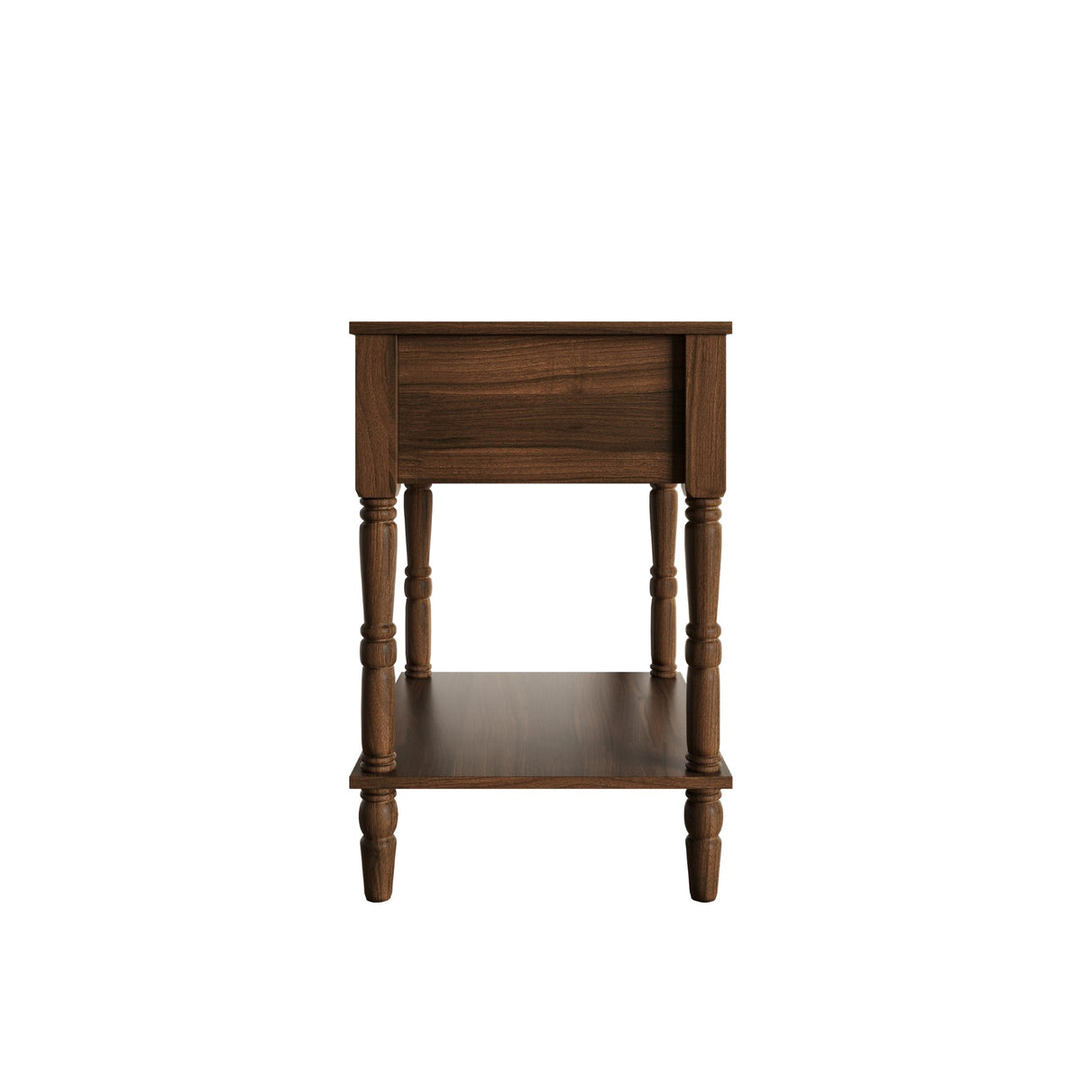 Home Design Rumford 1-Drawer Nightstand for Adult, Modern Bedside Table with Storage