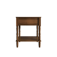 Home Design Rumford 1-Drawer Nightstand for Adult, Modern Bedside Table with Storage