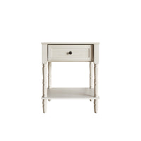 Home Design Rumford 1-Drawer Nightstand for Adult, Modern Bedside Table with Storage