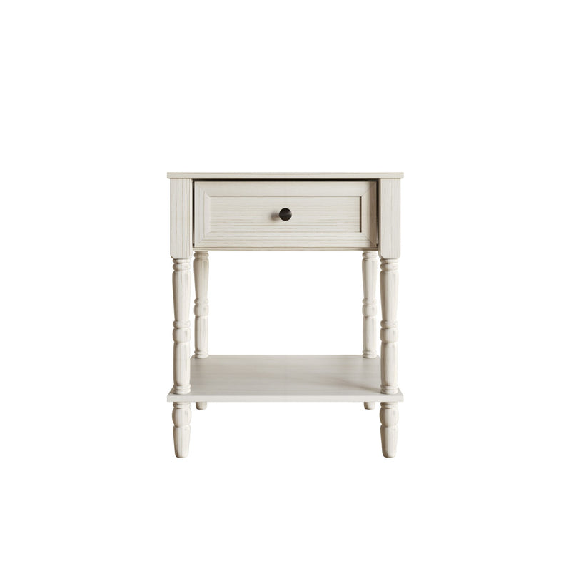Home Design Rumford 1-Drawer Nightstand for Adult, Modern Bedside Table with Storage