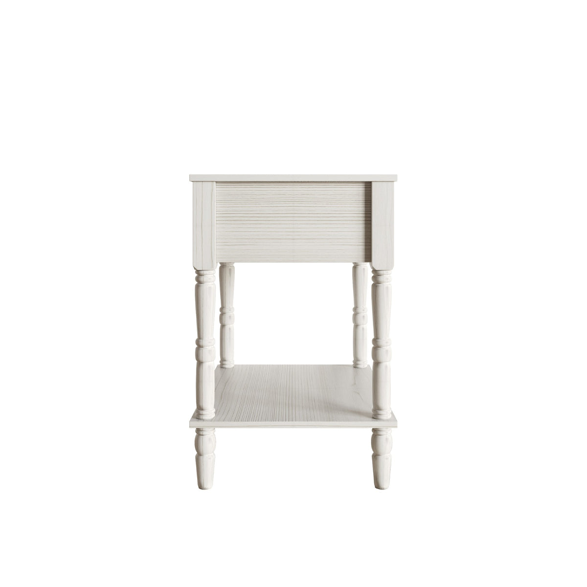 Home Design Rumford 1-Drawer Nightstand for Adult, Modern Bedside Table with Storage