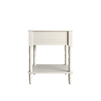 Home Design Rumford 1-Drawer Nightstand for Adult, Modern Bedside Table with Storage