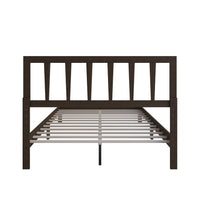 Home Design Elmira Wood Platform Bed with Adjustable Height Headboard for Adult, Bedroom