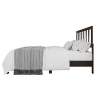 Home Design Elmira Wood Platform Bed with Adjustable Height Headboard for Adult, Bedroom