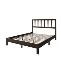 Home Design Elmira Wood Platform Bed with Adjustable Height Headboard for Adult, Bedroom
