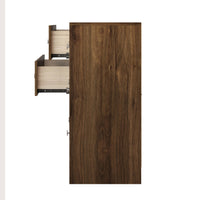 Altoona 6-Drawer Dresser, Modern Wood Grain Storage Dresser