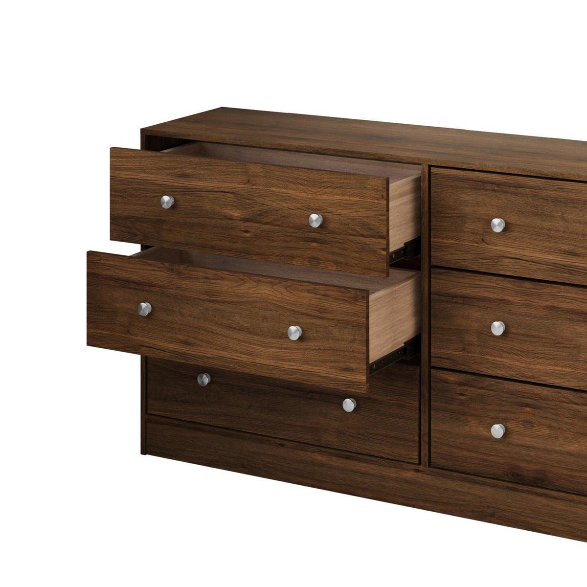 Altoona 6-Drawer Dresser, Modern Wood Grain Storage Dresser
