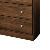 Altoona 6-Drawer Dresser, Modern Wood Grain Storage Dresser