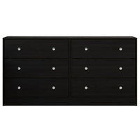 Altoona 6-Drawer Dresser, Modern Wood Grain Storage Dresser