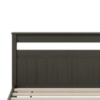 Home Design Lorain Twin Over Twin Solid Wood Bunk Bed with Sturdy Guardrails and Ladder, Easy Assembly