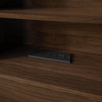 Home Design Pomona Freestanding Bookcase Storage Headboard with Shelves