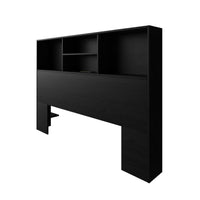 Home Design Pomona Freestanding Bookcase Storage Headboard with Shelves