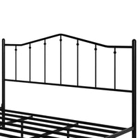 Home Design Atmore Metal Platform Bed Frame, Iron Bed with Headboard & Footboard, No Box Spring Needed