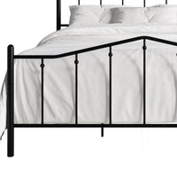 Home Design Atmore Metal Platform Bed Frame, Iron Bed with Headboard & Footboard, No Box Spring Needed