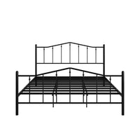 Home Design Atmore Metal Platform Bed Frame, Iron Bed with Headboard & Footboard, No Box Spring Needed