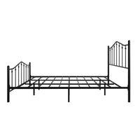 Home Design Atmore Metal Platform Bed Frame, Iron Bed with Headboard & Footboard, No Box Spring Needed
