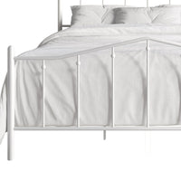 Home Design Atmore Metal Platform Bed Frame, Iron Bed with Headboard & Footboard, No Box Spring Needed