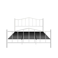 Home Design Atmore Metal Platform Bed Frame, Iron Bed with Headboard & Footboard, No Box Spring Needed