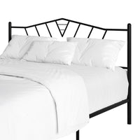 Home Design Valdosta Metal Platform Bed, No Box Spring Required, Modern Design, Easy Assembly