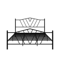 Home Design Valdosta Metal Platform Bed, No Box Spring Required, Modern Design, Easy Assembly
