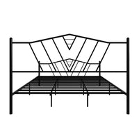 Home Design Valdosta Metal Platform Bed, No Box Spring Required, Modern Design, Easy Assembly