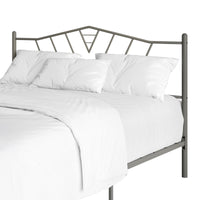 Home Design Valdosta Metal Platform Bed, No Box Spring Required, Modern Design, Easy Assembly