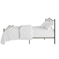 Home Design Valdosta Metal Platform Bed, No Box Spring Required, Modern Design, Easy Assembly